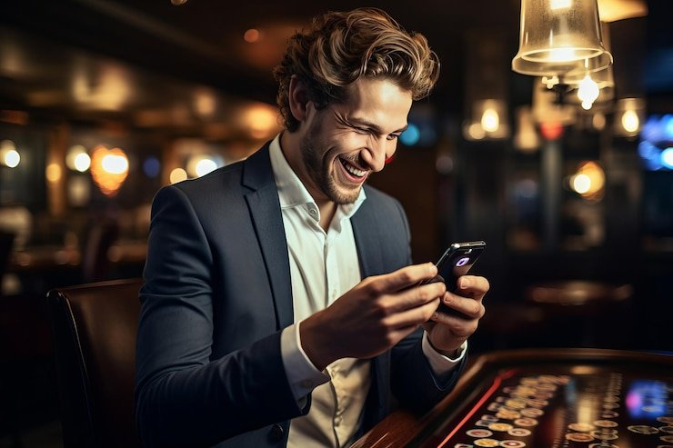 Live dealer at mio88slot Big Time Gaming studio executing a round with multi-camera broadcast
